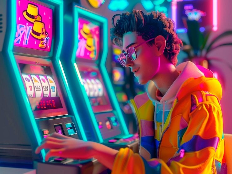 Tampilan meja Live Dealer blackjack di platform buahhoki dengan dealer sungguhan